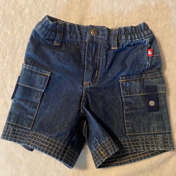 Sprockets Boys 6/9 months Blue Jeans Shorts - Picture 1 of 3